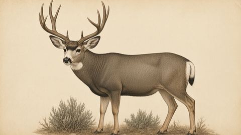 Mule deer species card
